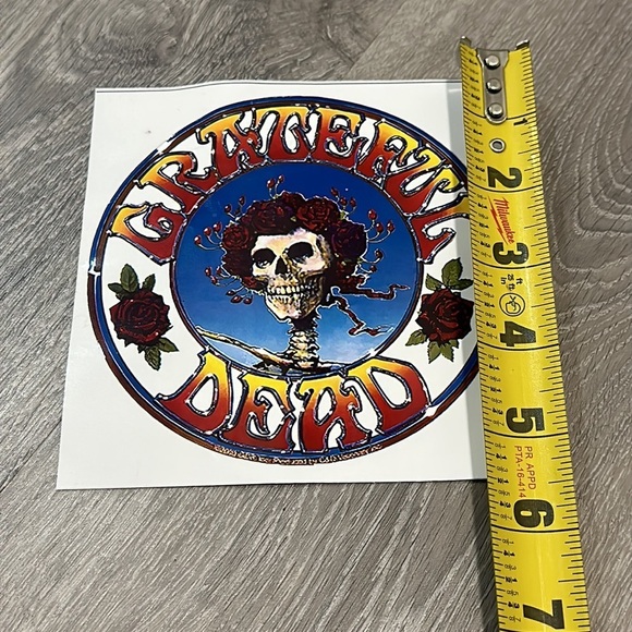 The Grateful Dead Stickers Dancing Bear Tye Die New Logo Band Hippy Sticker - Picture 6 of 8